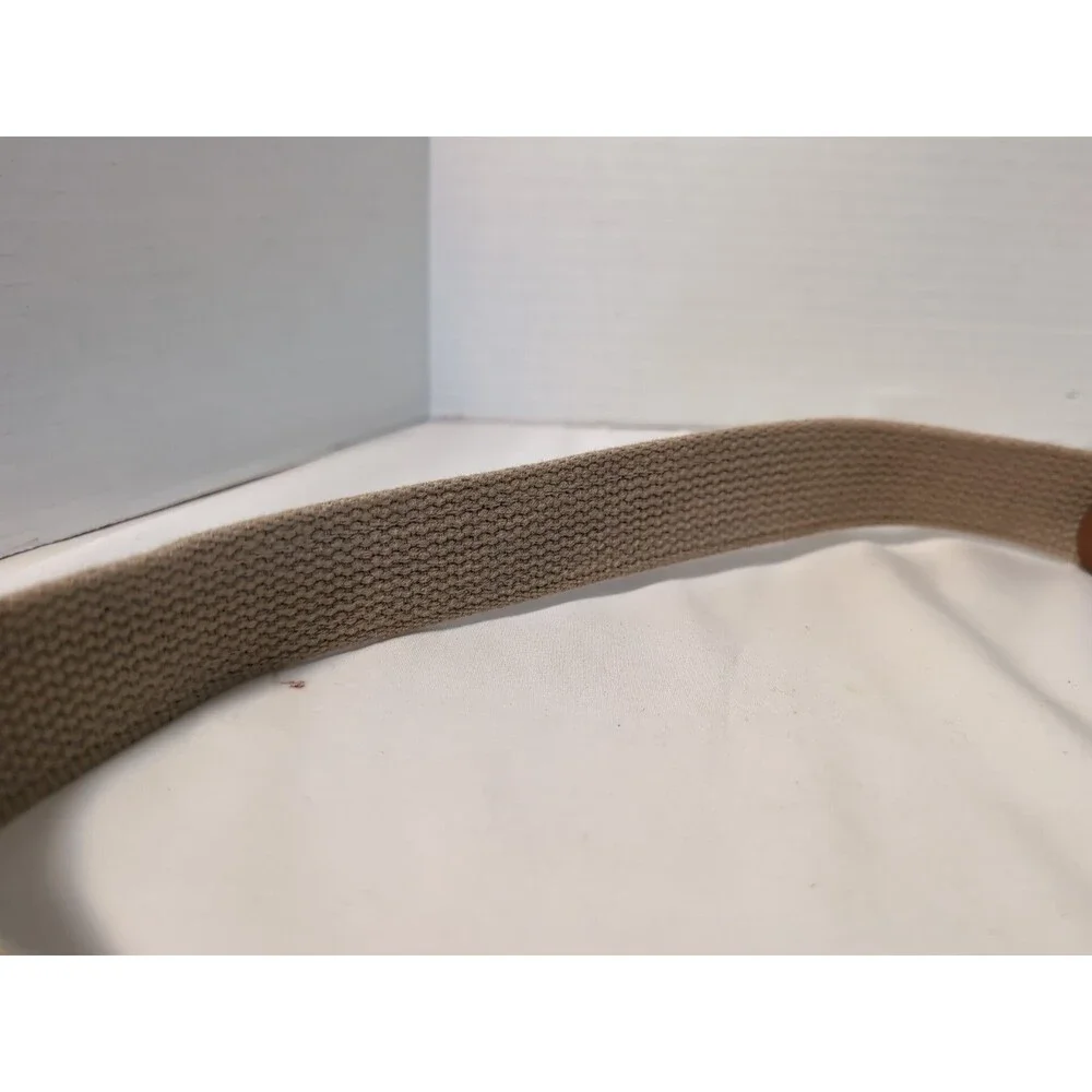 ZEP-PRO MENS CANVAS WOVEN/LEATHER OUTDOORS FISHING BELT MAHI Size 34 USA   BLUE